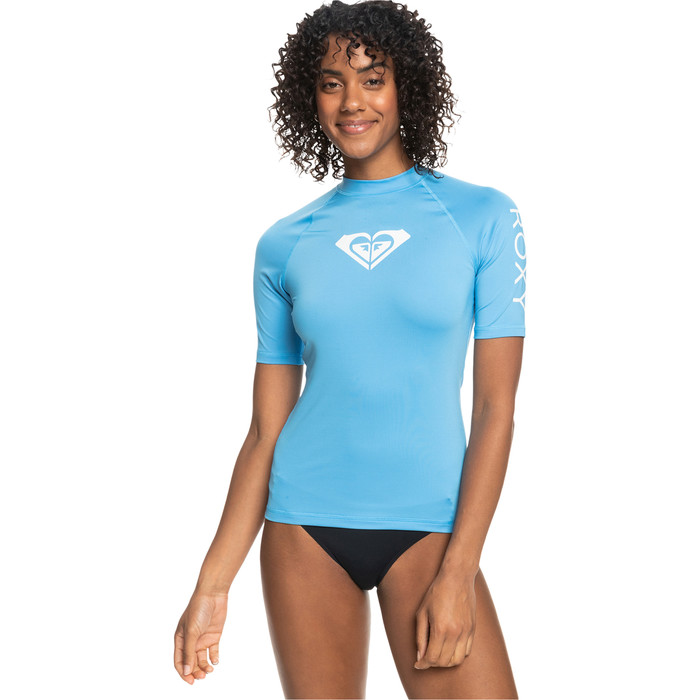 Roxy women's whole hearted deals short sleeve rash guard